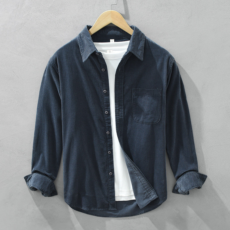 Johannes | Retro Herren Cordhemd | Elegant, vielseitig & bequem