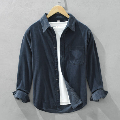 Johannes | Retro Herren Cordhemd | Elegant, vielseitig & bequem