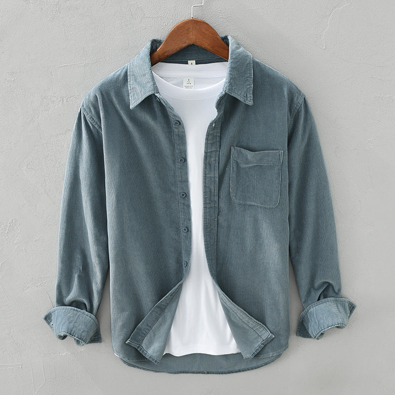Johannes | Retro Herren Cordhemd | Elegant, vielseitig & bequem