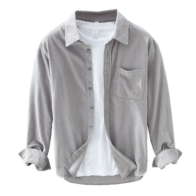Johannes | Retro Herren Cordhemd | Elegant, vielseitig & bequem