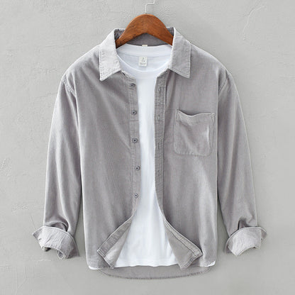 Johannes | Retro Herren Cordhemd | Elegant, vielseitig & bequem