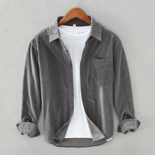 Johannes | Retro Herren Cordhemd | Elegant, vielseitig & bequem