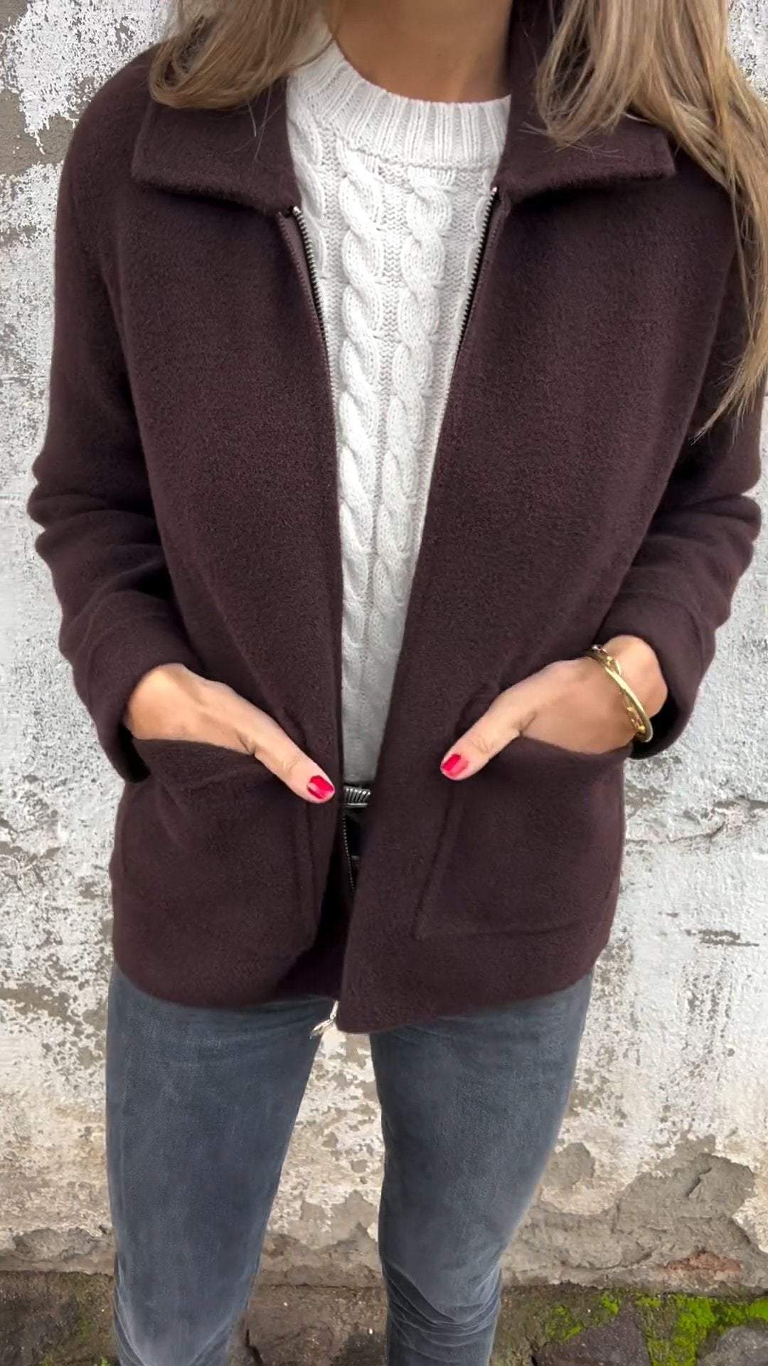 Poilisia | Elegante Strickjacke