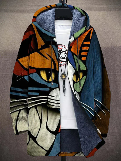 Jacques™ - Baumwolljacke mit Kapuze und künstlerischem Druck