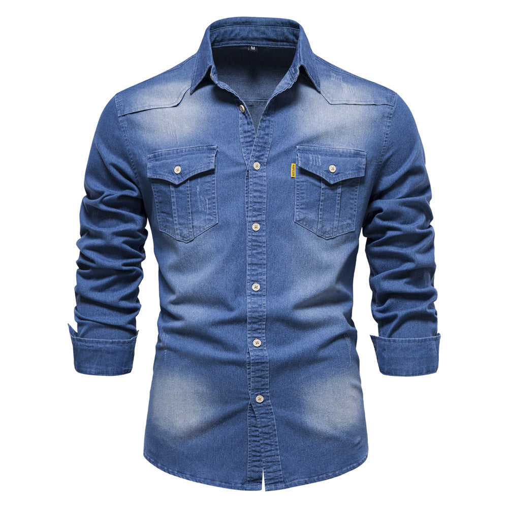 Lässiges Denim-Hemd für Männer - Gotthardus