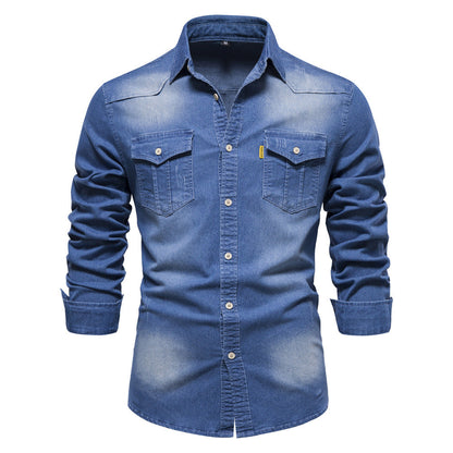 Lässiges Denim-Hemd für Männer - Gotthardus