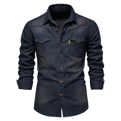 Lässiges Denim-Hemd für Männer - Gotthardus