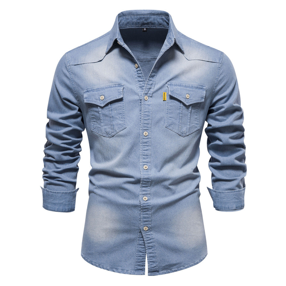 Lässiges Denim-Hemd für Männer - Gotthardus