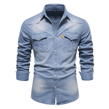 Lässiges Denim-Hemd für Männer - Gotthardus