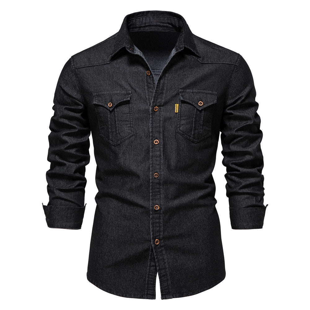 Lässiges Denim-Hemd für Männer - Gotthardus