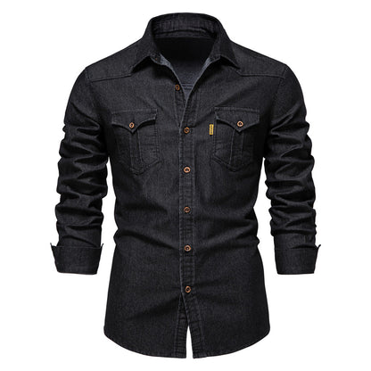 Lässiges Denim-Hemd für Männer - Gotthardus