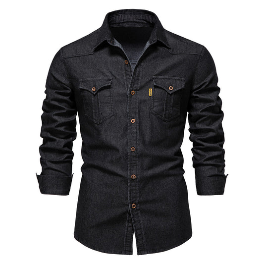 Lässiges Denim-Hemd für Männer - Gotthardus