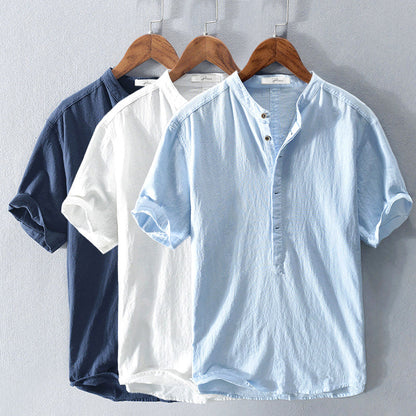 Noah Herren Sommerhemd | Atmungsaktives Freizeitshirt mit feuchtigkeitsableitender Funktion