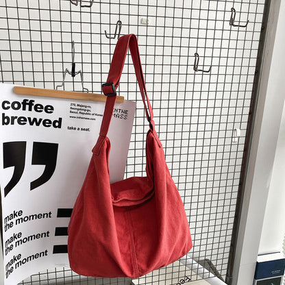 Larissa | Canvas Umhängetasche Crossbody | Damenhandtasche mit großem Fassungsvermögen