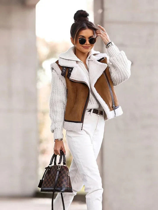 Laseva | Stilvolle Aviator Jacke