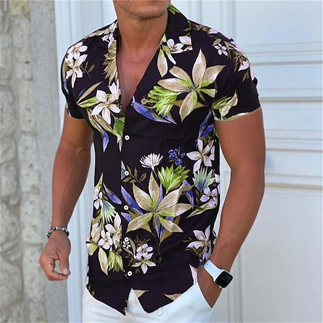Sommerhemd mit Blumenmuster für Männer - Sibrand
