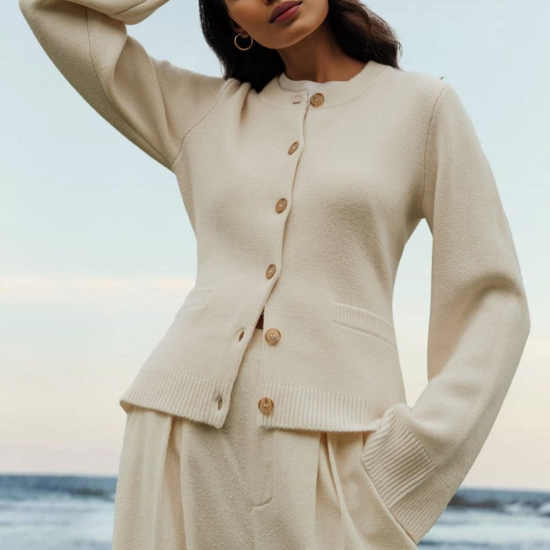 Selion | Superweiche Strickjacke mit Knöpfen