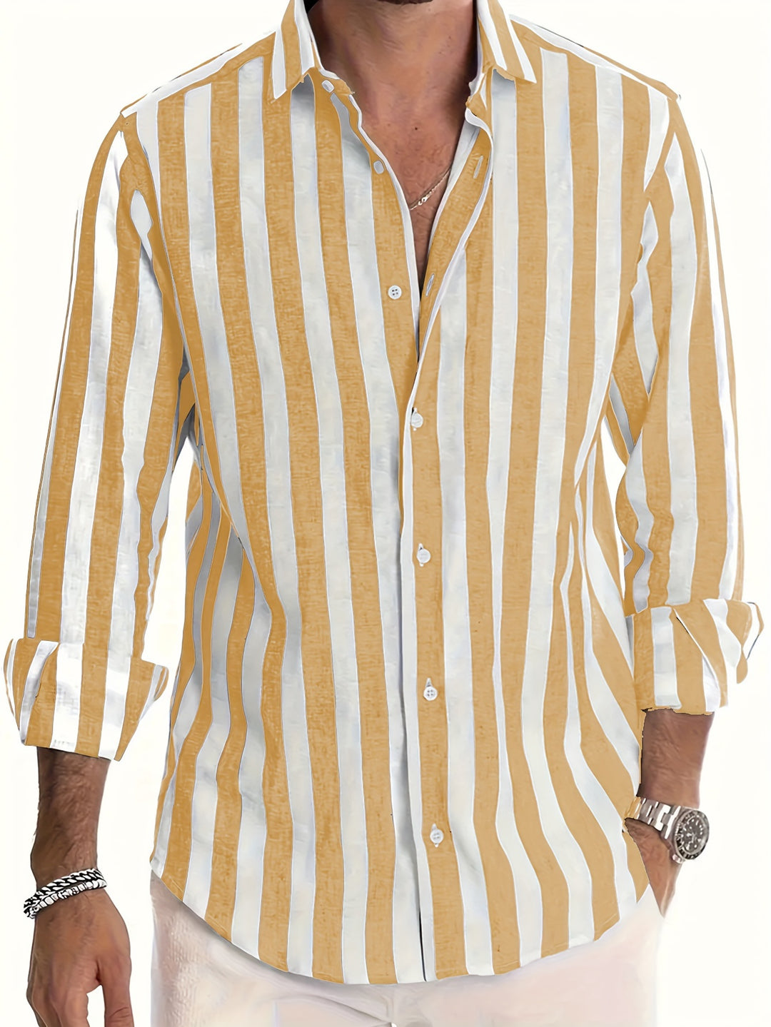 Stylisches Herren Langarm Sommerhemd - Reynan