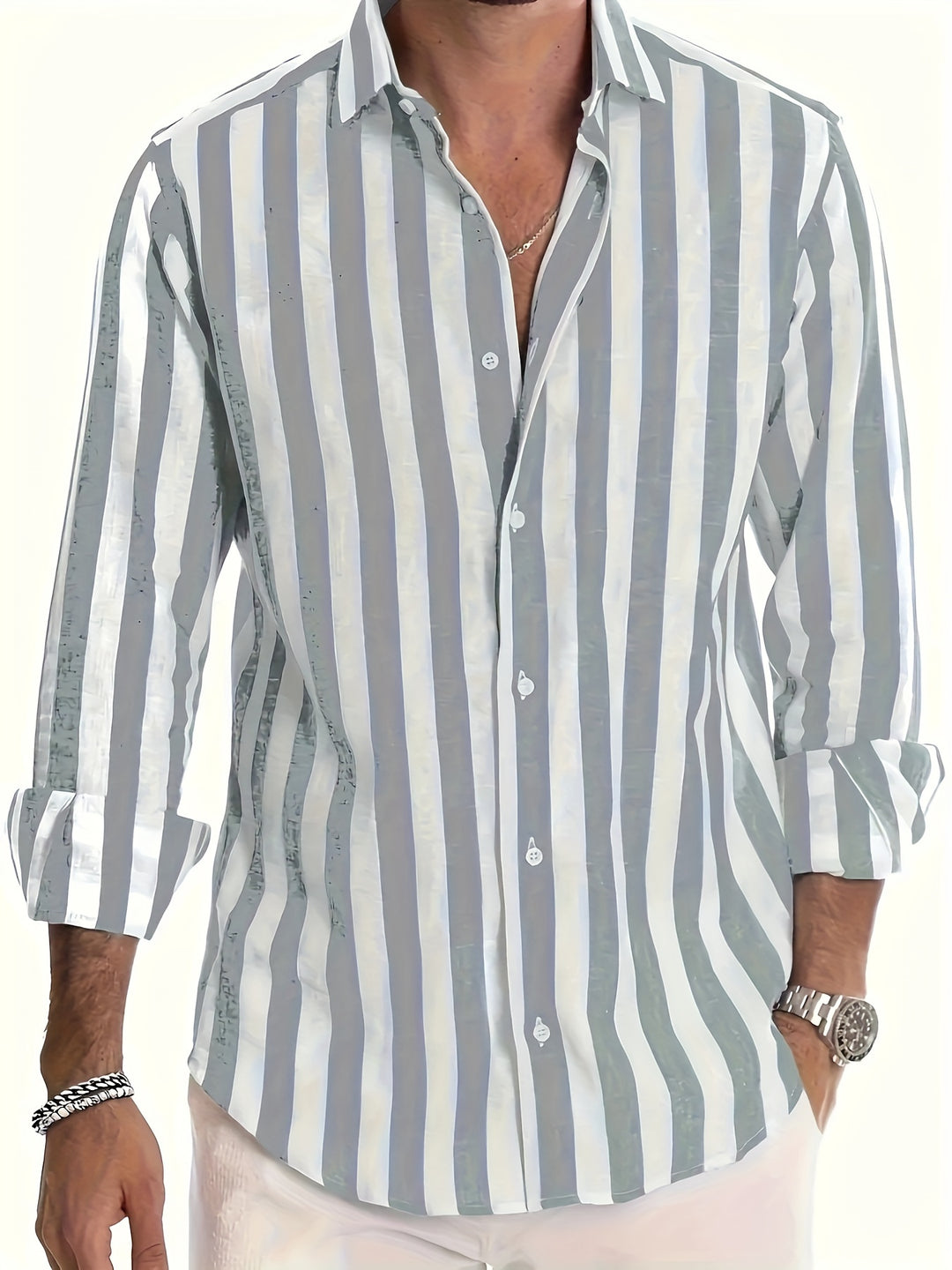 Stylisches Herren Langarm Sommerhemd - Reynan