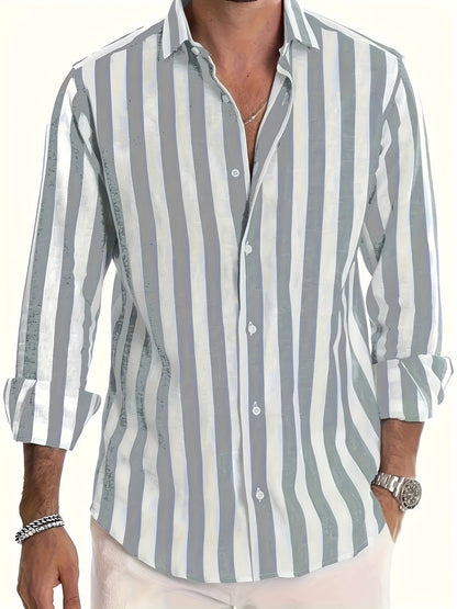 Stylisches Herren Langarm Sommerhemd - Reynan