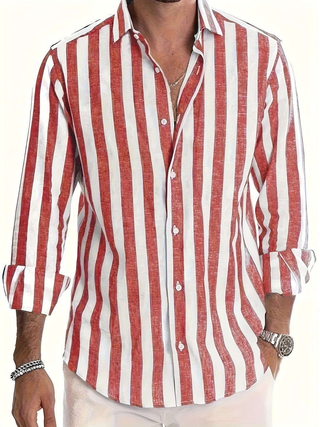 Stylisches Herren Langarm Sommerhemd - Reynan