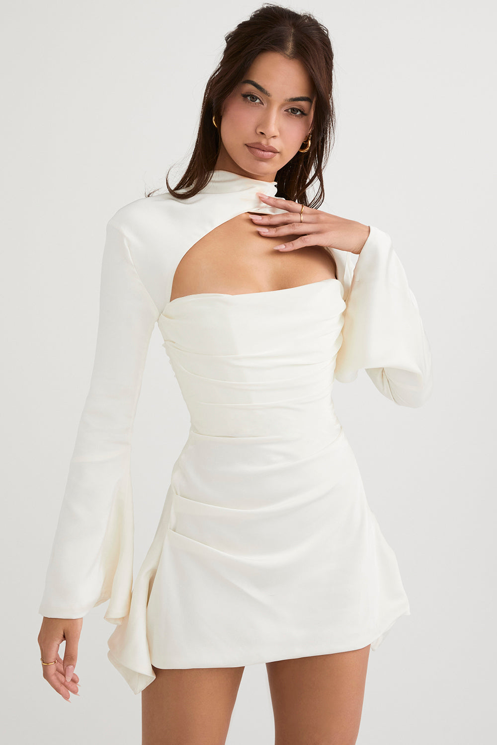 Camille – Korsettkleid mit Drapierung für Damen