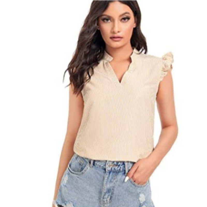 Linea – Elegante Damenbluse mit femininen Rüschenärmeln