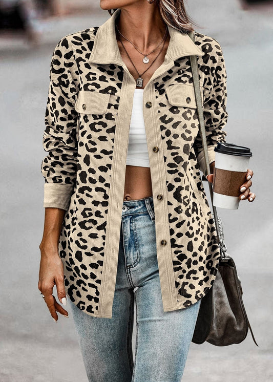Valeria - Stylische Damenjacke mit Leopardenmuster