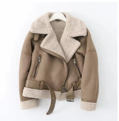 Franziska - Stylische Damen Kurzjacke mit Fleecefutter