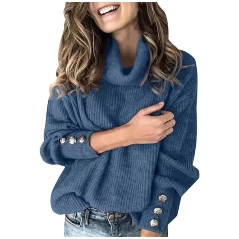 Jasmin – Kuscheliger Damen-Rollkragenpullover