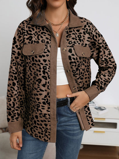 Valeria - Stylische Damenjacke mit Leopardenmuster