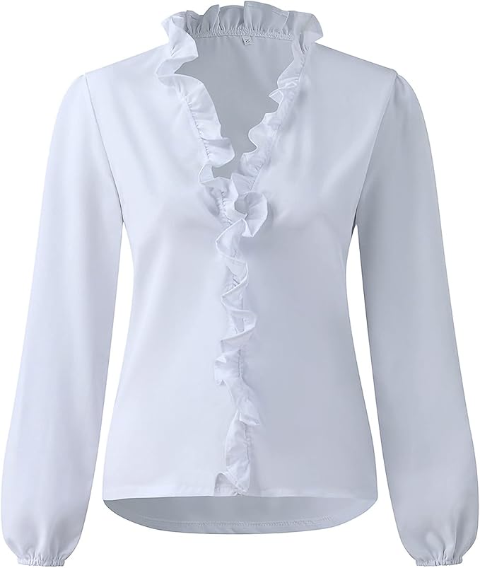 Filomena – Elegante Rüschenbluse für Damen