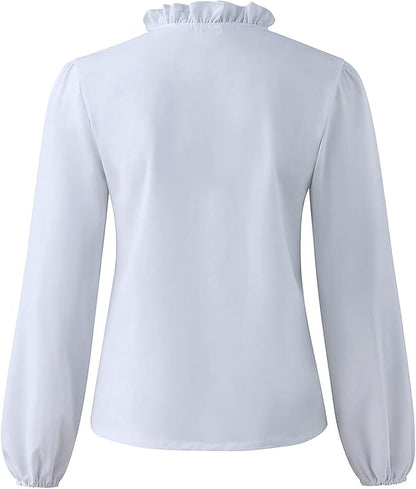 Filomena – Elegante Rüschenbluse für Damen