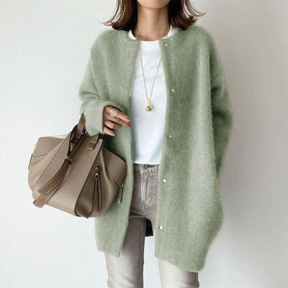 Dalia - Eleganter Damenmantel aus weichem Stoff
