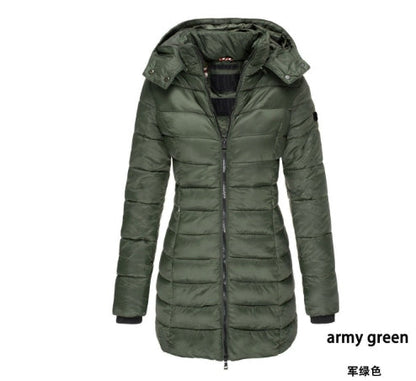Helena - Warme Damen Pufferjacke mit Kapuze