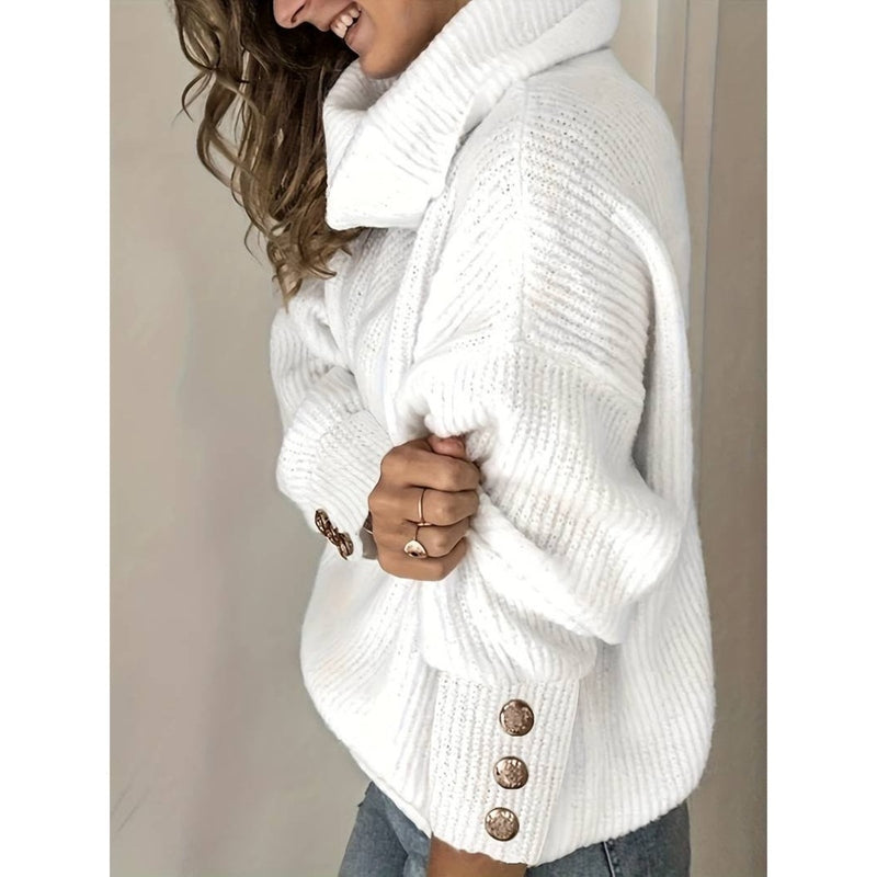 Jasmin – Kuscheliger Damen-Rollkragenpullover