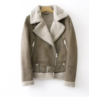 Franziska - Stylische Damen Kurzjacke mit Fleecefutter