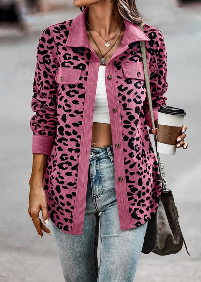 Valeria - Stylische Damenjacke mit Leopardenmuster