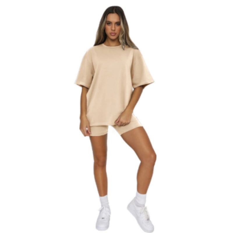 Dara - Lässiges Damen Shorts-Set mit Oversize-Oberteil