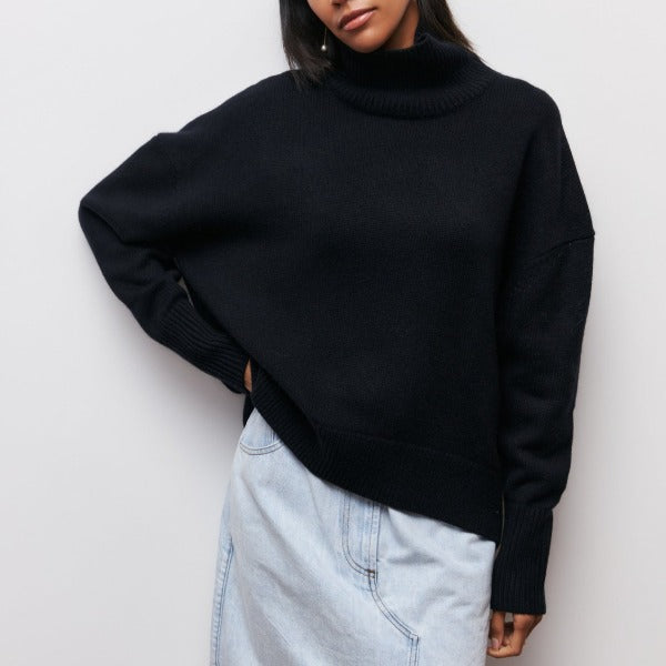Jasmina - Eleganter Rollkragenpullover für Damen