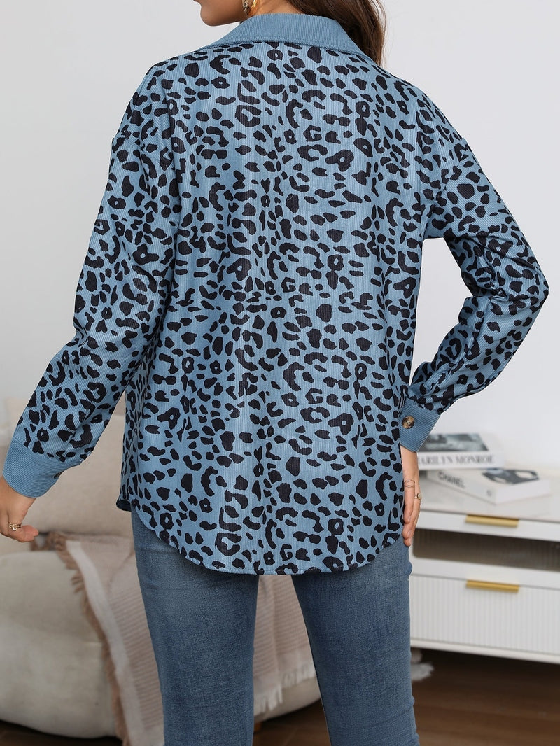 Valeria - Stylische Damenjacke mit Leopardenmuster