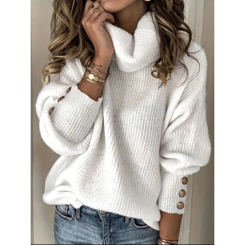 Jasmin – Kuscheliger Damen-Rollkragenpullover