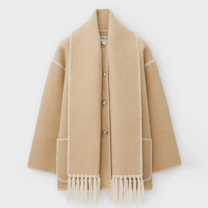 Yolanda | Elegante Damenjacke mit Schal