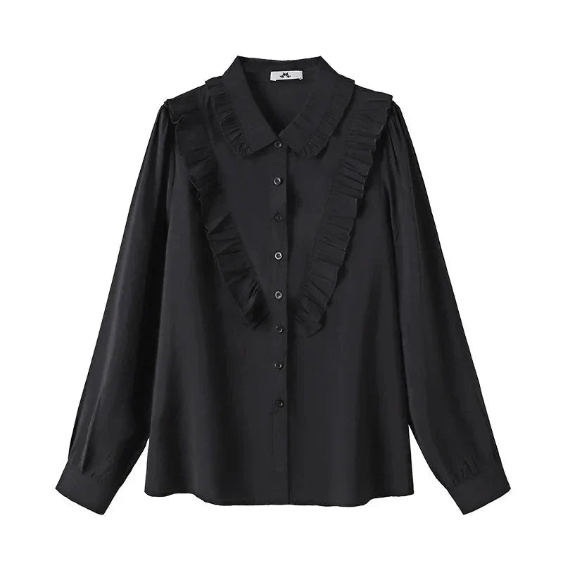 Fudus | 5-9xl Mode Designer Bluse Shirts Langärmlige Oberteile