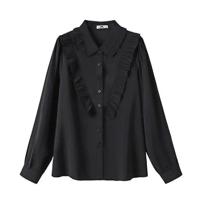 Fudus | 5-9xl Mode Designer Bluse Shirts Langärmlige Oberteile