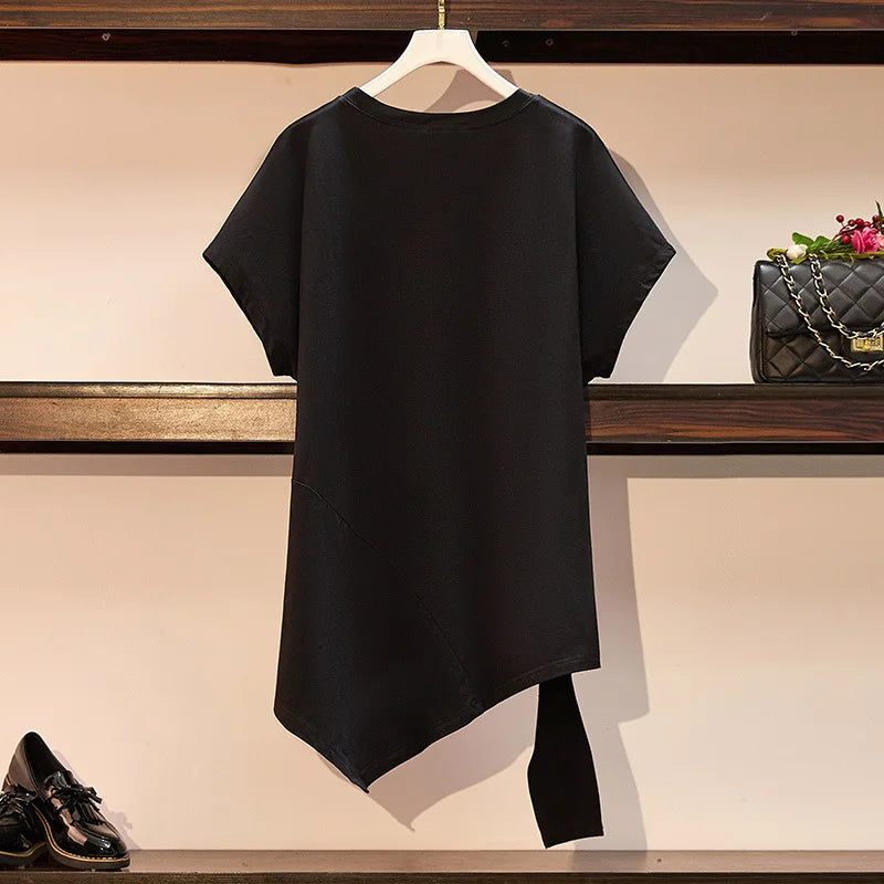 Fudus | Asymmetrische Bluse 6-9xl Modedesigner T-shirts
