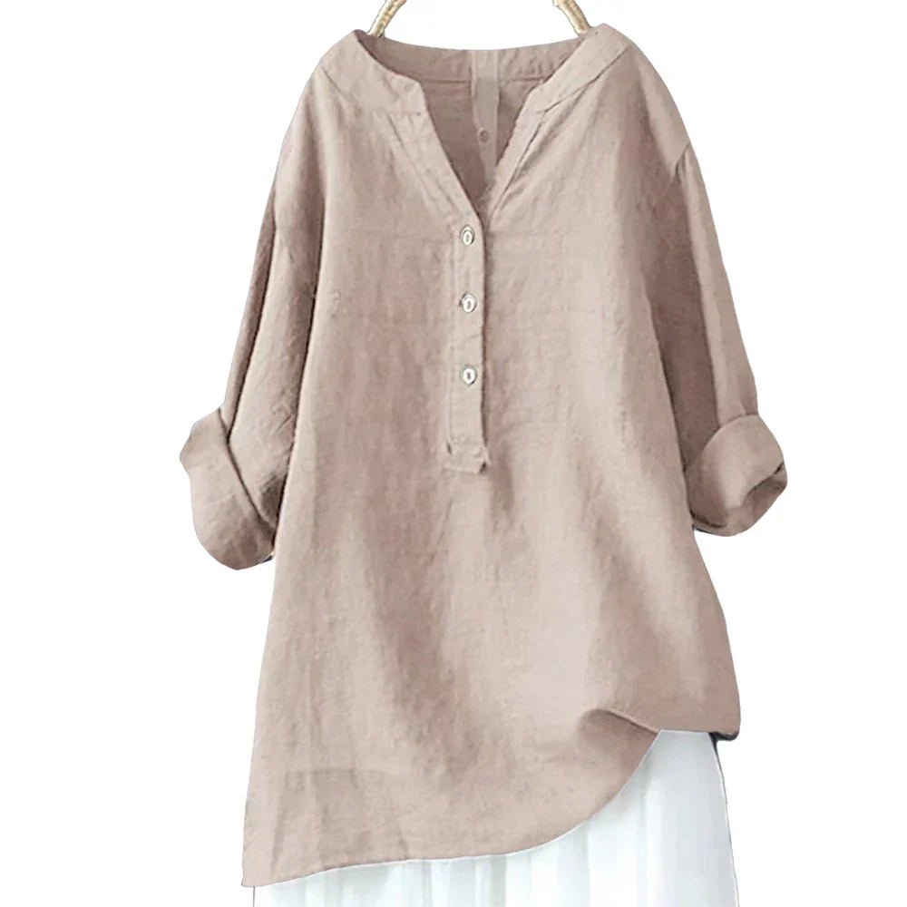 Fudus | Bluse Leinen Hemd 5xl Modedesigner Langarm-tops