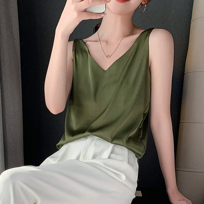 Fudus | Camisole Tops Modedesigner Satin Singlets