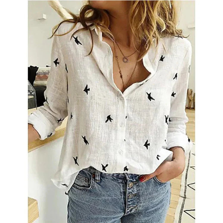 Fudus | Baumwolle Mode Designer Hemd 5xl Leinen Langarm Tops