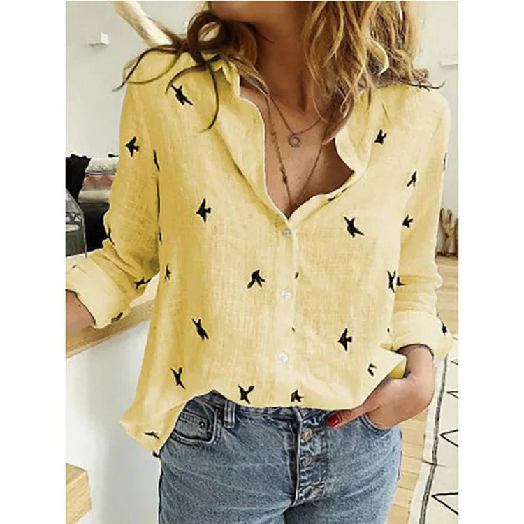 Fudus | Baumwolle Mode Designer Hemd 5xl Leinen Langarm Tops